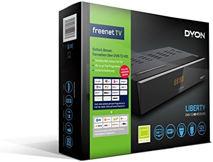 Dyon DVB-T2 Receiver Liberty freenet TV-Entschlüsselung (3 Monate gratis), germanr DVB-T2 Standar