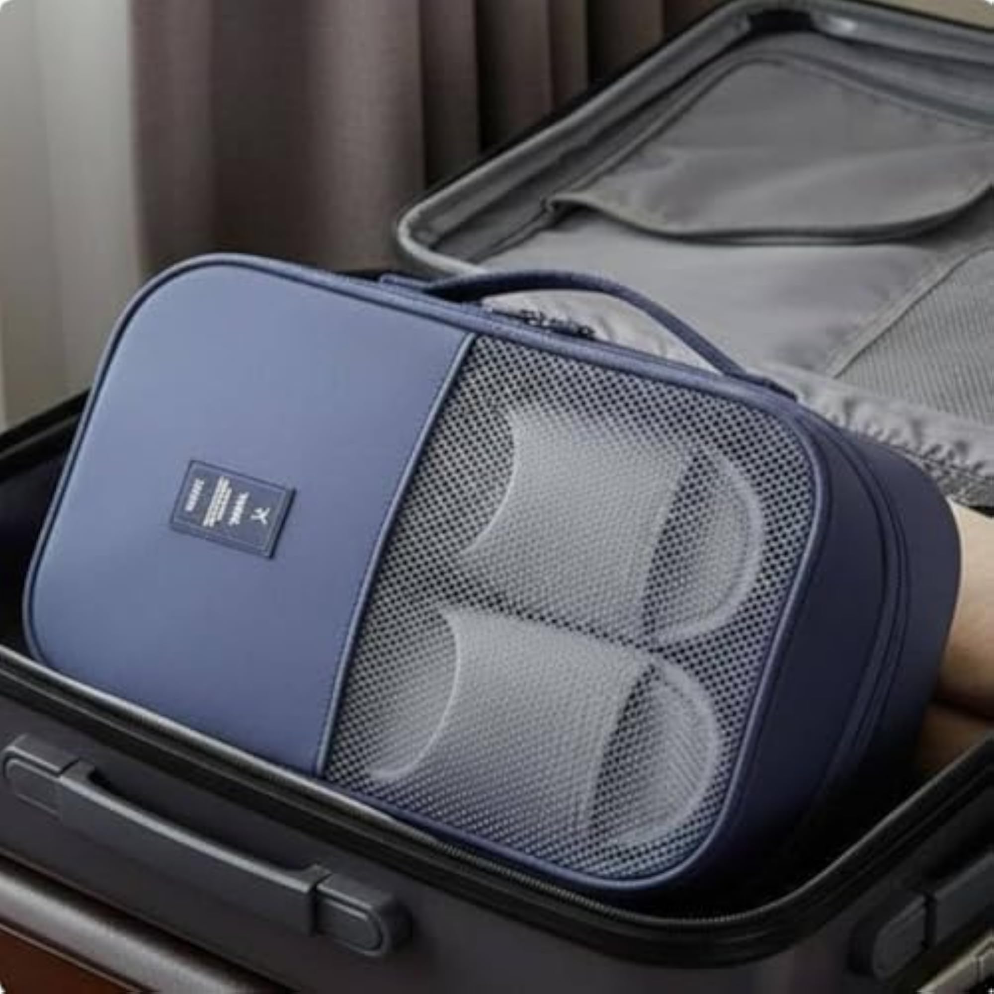 Waterproof Travel Shoe Bag, Black