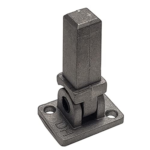 DECOREX Hardware 1/2" Square Baluster Swivel Connector – Adjustable Aluminum Structural Mount with Screws – for Hollow Iron Balusters – Set of 10 – DHSBC by Decorex Hardware - Image 7