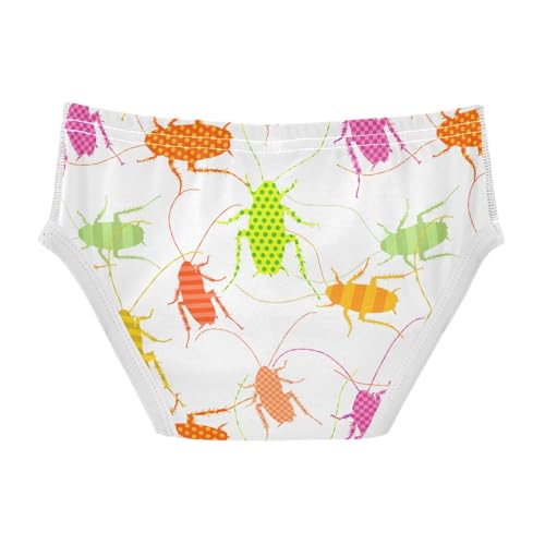 visesunny Boys Potty Training Underwear Funny Cockroaches Breathe Cotton Briefs Size 2T-8Y for Toddler2