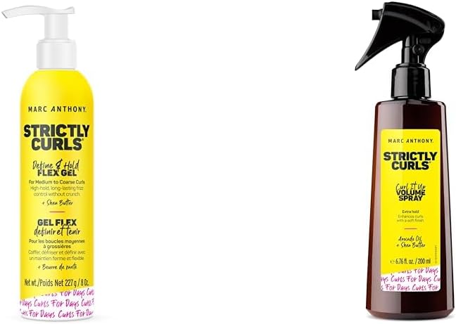 Define & Hold Flex Gel and Curl It Up Volume Spray Strictly Curls Bundle