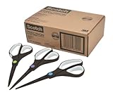 Scotch Precision Ultra Edge Non-Stick Scissors, 8 Inches, 3-Pack (1468-3AMZ)