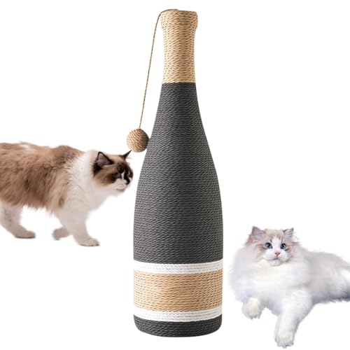 Jeu pour chat de 60cm en forme de bouteille de vin chic - 8