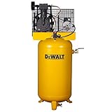 DEWALT DXCMV5048055 Two-Stage Cast Iron Industrial Air Compressor, 80-Gallon