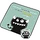 H:)PPY life Zauberhandtuch Monster mit Spruch Stärke | kleines Handtuch, Gästehandtuch, in Form gepresst, 30 cmx 30 cm, Baumwolle | Geschenk, lustige Überraschung | 74165