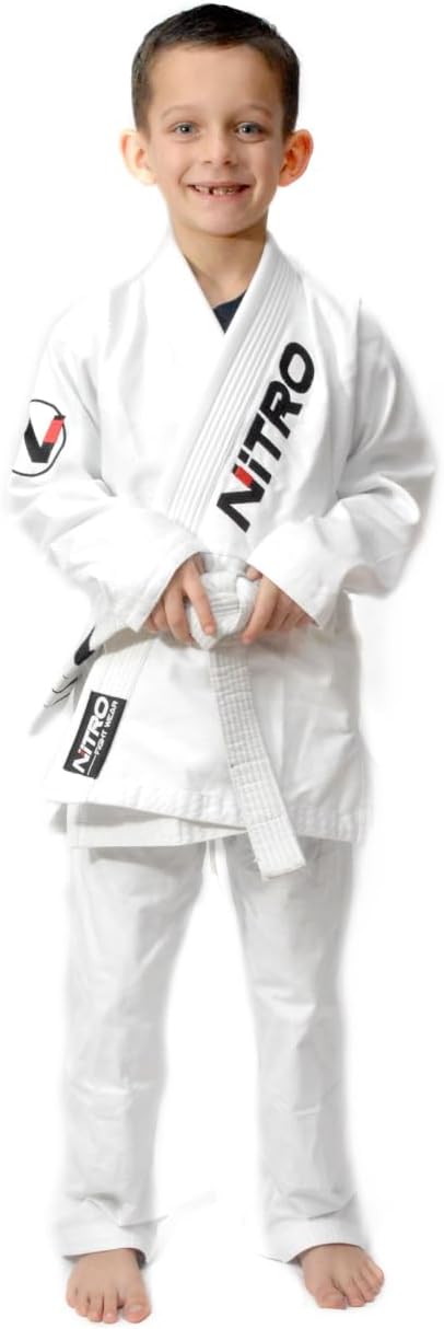 Kids Evolution Brazilian Jiu Jitsu Gi | Lightweight | IBJJF Approved Kids BJJ Gi (Belt not included)