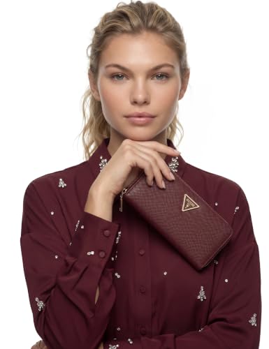 Guess Laurel II Large Zip Around - Grand Portefeuille Femme Zippé Logo