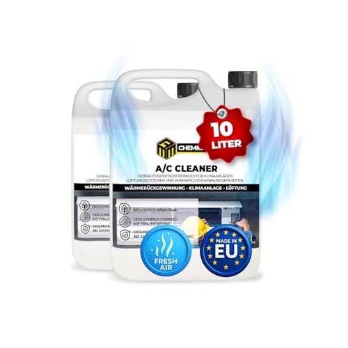MRM CHEMICALS - Klimaanlagenreiniger & A/C Cleaner 2 x 5L – Für Auto, LKW, Wohnmobil & Heimklimaanlagen – Verdampfer- & Lüftungsreiniger gegen...