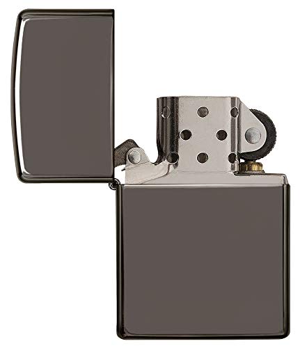 Image of Zippo Classic Black Ice Design Pocket Lighter Windproof Stylish Premium Metal Body Eco Environment-Friendly Unique Stylish Travel Friendly