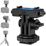 【2IN1】JJC Insta360 X5 ACE PRO 2 ACE PRO用 磁気マウント クイックリリース コールドシューマウント 互換性拡張 横縦撮影可能 180°角度調整 カメラホットシューに取付 カメラと同時撮影 1/4ネジ穴 三脚/自撮り棒/カメラ対応 インスタ360 X5 クイックリリースマウント ホットシューホルダー