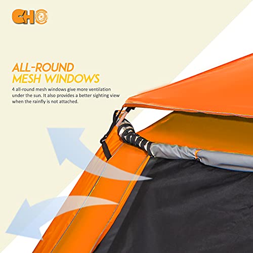 Carpa pop up para camping de 5 personas, ligera y portátil miniatura 7