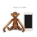 JoyMall Teak Monkey Decorations for Home,Wooden Hanging Monkey Doll Figurine Teak Wood Animal Statues Home Decoration (Monkey)