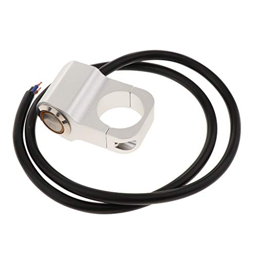 Interrupteur phare moto guidon etanche avec commande klaxon
