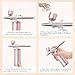 Airbrush Kit With Compressor 48PSI Rechargeable High Pressure Air Brush Set Cordless Airbrush Kit with 0.3mm Nozzle for Painting,Nail Art, Cake Decor,Makeup,Modeling (Pink)