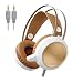 Produktbild Gaming Headset LED-Over-Ear-PC-Gaming-Headset (Noise Cancelling-Kopfhörer mit Mikrofon) Für PC, PS4, Xbox One, Nintendo-Switch, Mac, Laptop, Smartphone USB-Spielkopfhörer (Size : A)