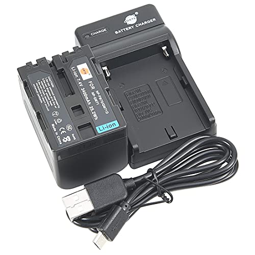 Batería NP-FM70 con cargador USB para grabar viajes con Sony DCR-TRV25 y DCR-PC330