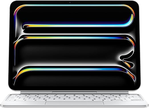 Apple Magic Keyboard (para iPad Pro 11-pulgadas M4) (QWERTY Español) Blanco (Reacondicionado)