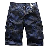 Short De Chantier Est Idéal Pour Les Voyages D'été, Les Promenades En Ville, Les Rencontres Informelles Entre Amis Ou Les Journées De Détente À La Maison , Bermuda Chino Homme Est Un Choix Judicieux Pour Le Télétravail Informel, Les Sorties Culturelles Ou Toute Occasion Estivale Informelle Mais Stylée