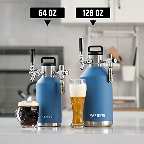 Razorri 128Oz Stainless Steel Beer Growler thumb #4