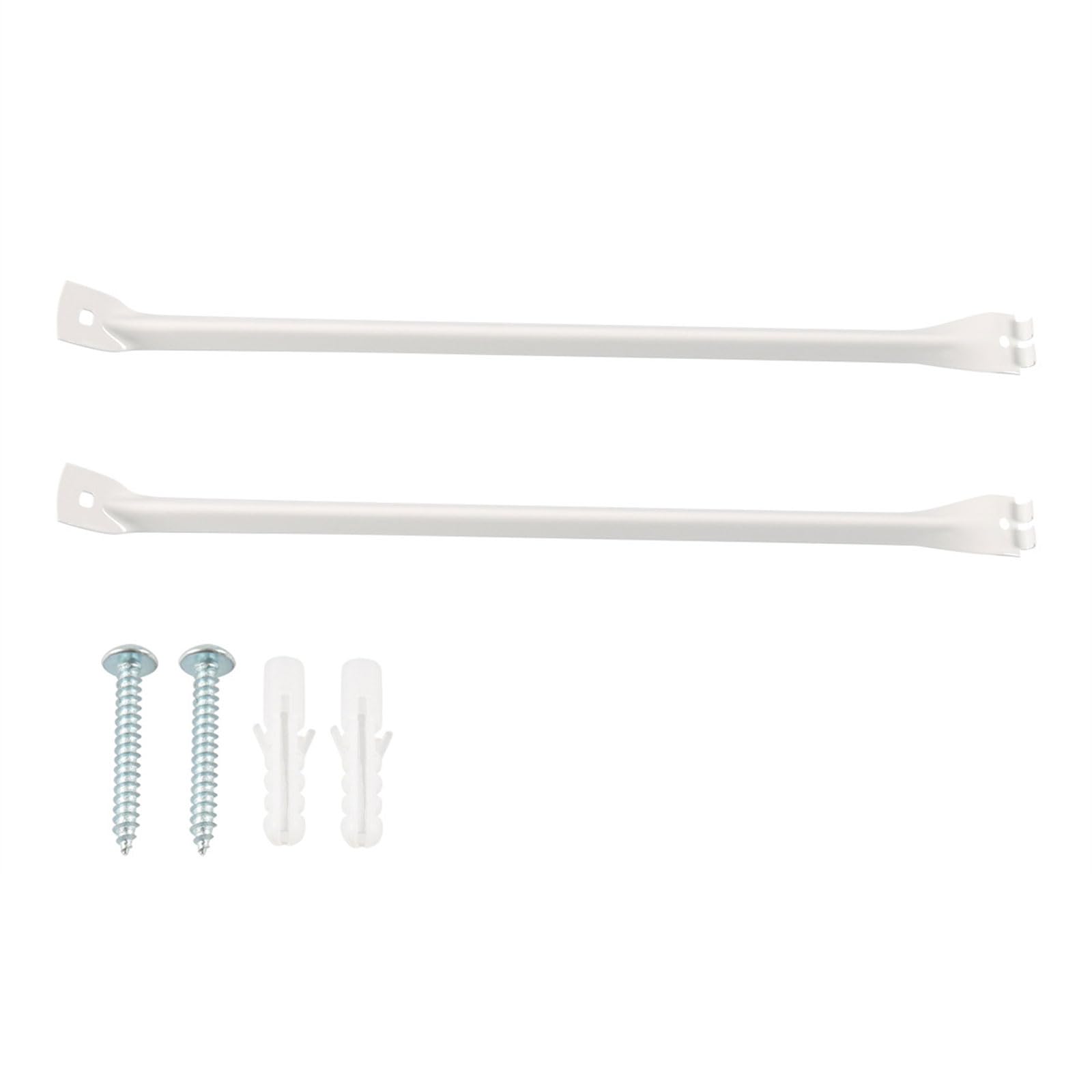 1Pair Closet Shelf Brackets Stable Wall Mounted Metal Wire Rack Mounting Bracket Accessories for Closet Wire Wall Mounted Metal Rack Mounting Brackets