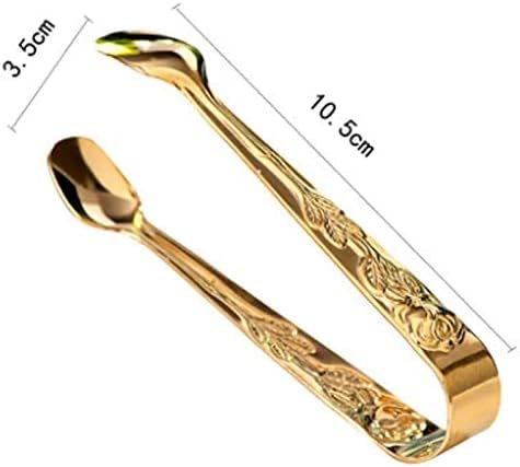 Pinzas para servir, pinzas de acero inoxidable para alimentos, clip de cocina para hielo, cubos de azúcar y vajilla, alicates de cocina para servir y agarrar fácilmente