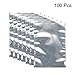 uxcell Antistatic Shield Shielding Bag, Flat Open Top Anti Static Bag for Electronic Devices, 7x10 inch(180x250mm), 100 PCS