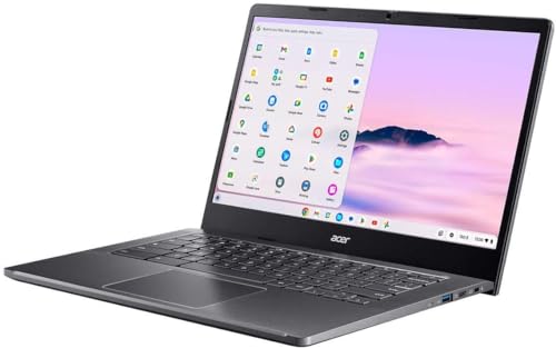 Image of acer 2024 Chromebook Plus 514 Touchscreen Laptop, Intel 8-Core i3-N305, 8GB LPDDR5, 512GB SSD, 14 inch FHD IPS Touch Display, Wi-Fi 6E, FHD 1080P Webcam, SD Card Reader, Chrome OS, Cefesfy Design Mouse