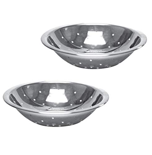 Tazón de Mezcla Perforado en Acero Inoxidable 1.5 QT 2 Piezas miniatura 1