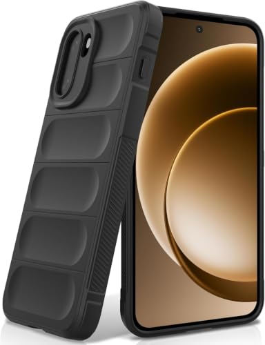 Image of ShieldTech AirGuard Series Back Cover Case for OnePlus 15R | Microfiber Lining | Airbag Cushion Drop Protection | Shockproof Silicone Back Cover Case | Anti Slip Grip - Black for OnePlus 15R