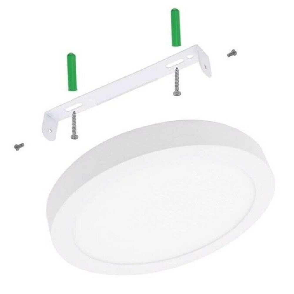 FactorLED ¡NOVEDAD! Plafón Led Circular, 30W (300W), 3600Lm, Ø29cm, Downlight Panel Superficie Redondo para Techo, Antideslumbramiento, Luz Seleccionable 4CCT 2700K-3000K-4000K-5700K (5, 290 mm)