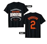 Gunnar Henderson Baltimore Name & Number (Front & Back) T-Shirt