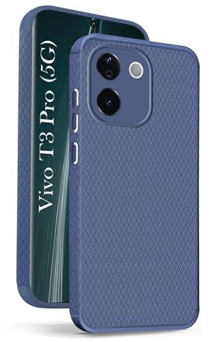 Image of Jkobi Liquid Silicone Back Case Cover for Vivo T3 Pro (Camera Protection | Side Grip Texture | Soft and Flexible)