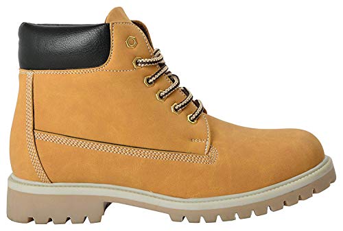 Image of West Code Mens Synthetic Leather Casual Hip Hop Shoes MP-3 Camel 8 Size