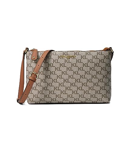 KARL LAGERFELD Paris Adele TZ Crossbody Almond/Taupe One Size