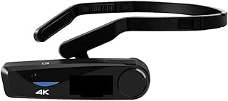 Câmera Digital para Vlogging Câmera de vídeo montada na cabeça vestível WiFi 4K Camcorder Webcam para Vlog Blog Câmera digital 4K multifuncional