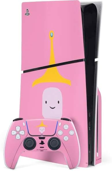 Skinit Decal Gaming Skin Compatible with PS5 Slim Disk Bundle - Officially Licensed Adult Swim Adventure Time Jake The Dog Design