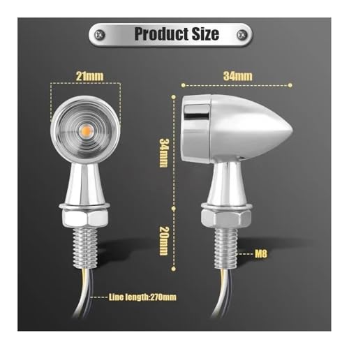 Indicateurs moto LED pour remplacer vos clignotants 12V usés
