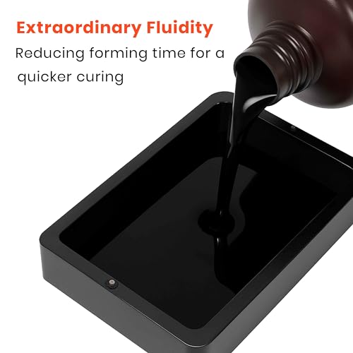 Image of Itech Premium Standard 3D Printer Resin - (Black) 1000g High Precision UV Curing Photopolymer for LCD & DLP Printers Low Odor, Fast Curing, Exceptional Detail.