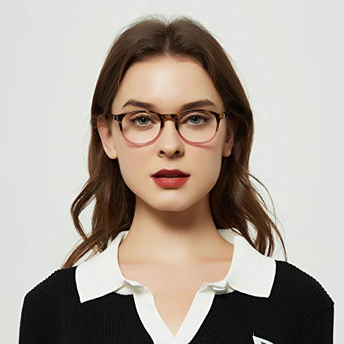 Image of EYEGUARD 4 Pack Reading Glasses Blue Light Blocking Spring Hinge Women Readers