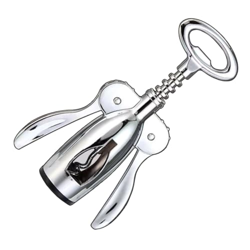 Sewroro Sacacorchos de Vino Tinto de Acero Inoxidable Multifuncional Abridor de Botellas para Hogar y Celebraciones Diseño Resistente para Fiestas y Cenas Amigos