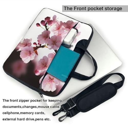 Bolso de hombro para laptop Tempting Cherry Blossoms miniatura 3