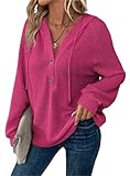 Occasion : le pull à capuche en tricot gaufré est un choix parfait pour la vie quotidienne décontractée, les fêtes, l'école, les vacances, le bureau, le travail, la maison, les rendez-vous, l'extérieur, la course, le sport, la gym, le patinage, la randonnée, le vélo et toute autre occasion au printemps, en automne ou en hiver. Cadeau parfait pour maman, épouse, fille, petite amie, ou pour vous-même.