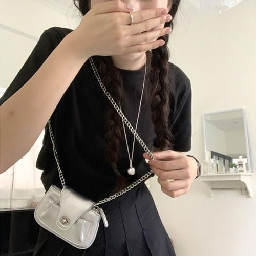 Underarm Handbag Crossbody Pu Leather Single Shoulder Bag Minimalist Solid Color Tote Bags Female(black)4