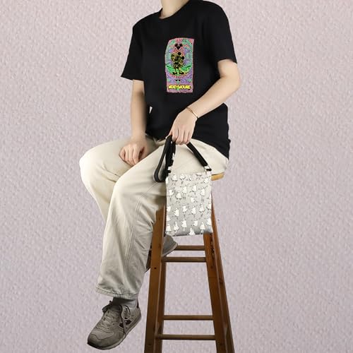 MNIGIU Funny Ballet Gift Ballet Lover Gift Ballet G-host Dancer Crossbody Bag Spooky Dance Teacher Gift4