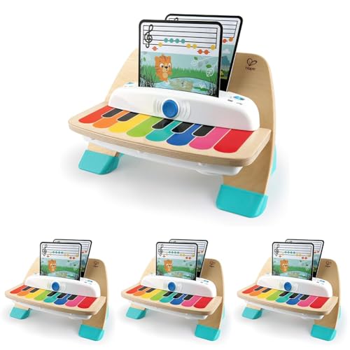 Image of Baby Einstein and Hape Magic Touch Piano Wooden Musical Toddler Toy, Age 6 Months and Up (Pack of 4)