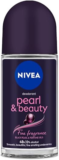 NIVEA Women Deodorant Roll On Pearl & Beauty Fine Fragrance 50 ml | For Fragrant Smooth & Beautiful Underarm Skin