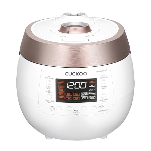 Cuckoo CRP-RT0609FW 6 cup Twin Pressure Plate Rice Cooker & ...
