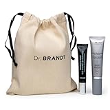 Dr. Brandt Depuffing & Pore Refining Duo - Includes Needles No More No More Baggage (0.5 oz), Pores No More Pore Refiner Primer (1 oz) & Travel Pouch