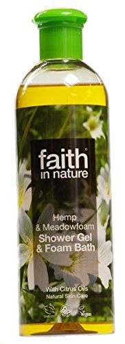 Image of Faith In Nature - Hemp & Meadowfoam Foam Bath & Shower Gel - 400ml