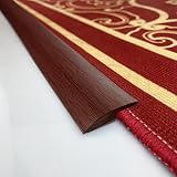 10FT Floor Transition Strip,Carpet to Tile Transition Strip,Self Adhesive - PVC Carpet and Floor Edg